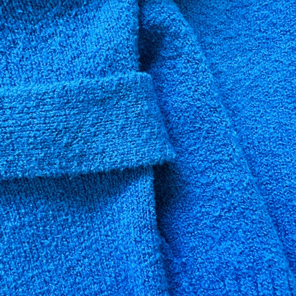 💕 Anthropologie 💕 Sleeping on Snow Alcott Kimono Sweater Cerulean Blue Size S - Picture 6 of 8